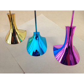 Silver mirror coating examples | Shoe mannequins for decoration and display