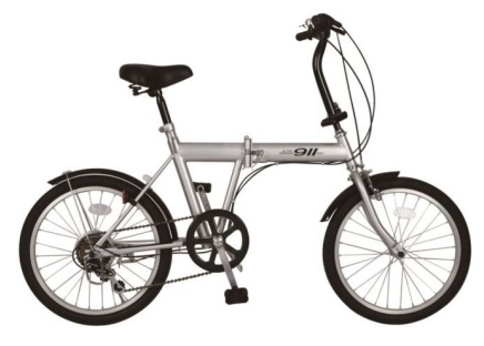 ノーパンク自転車 おりたたみ式6段ギア