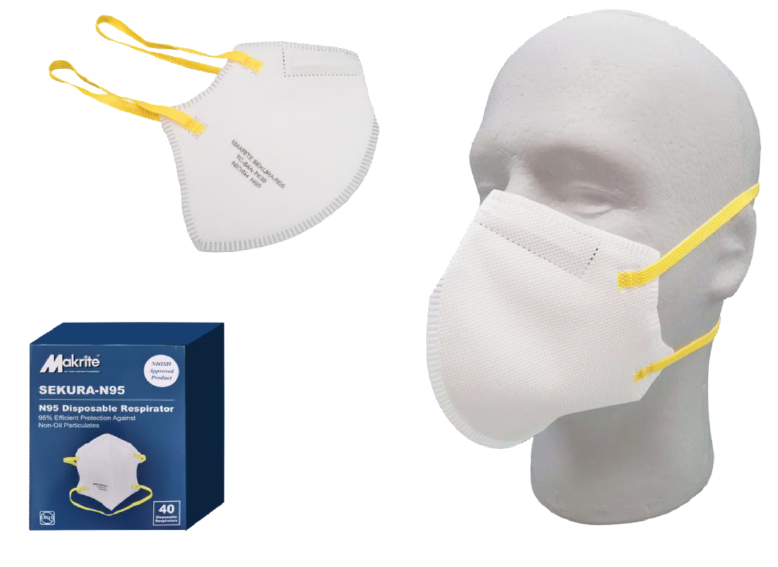 MAKRITE SEKURA-N95マスク（折り畳み式）
