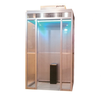 ハイブリッド喫煙ブース『pureda box』