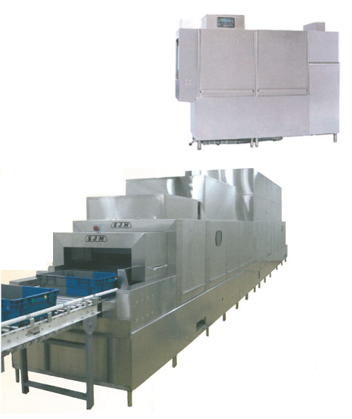 SJM洗浄機「コンベアタイプ洗浄機」