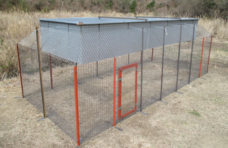 移動組立式 サル用囲い罠『サークルM』