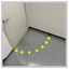 【Glow-in-the-dark fluorescent elk light lemon application example】 Door opening and closing point marker