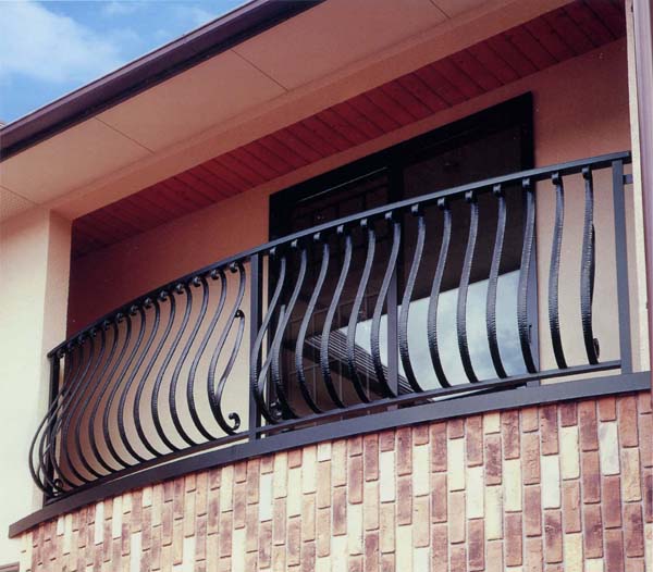 アルミ建築用装飾金属　R付バルコニー手摺アッシューシリーズ