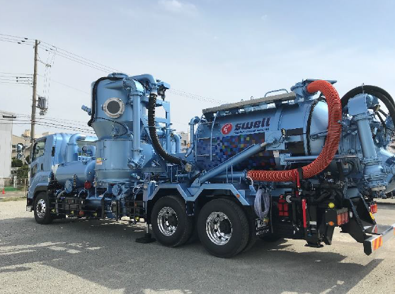 【ｓｗｅｌｌ保有設備】粉体専用マルチ吸引車の特長