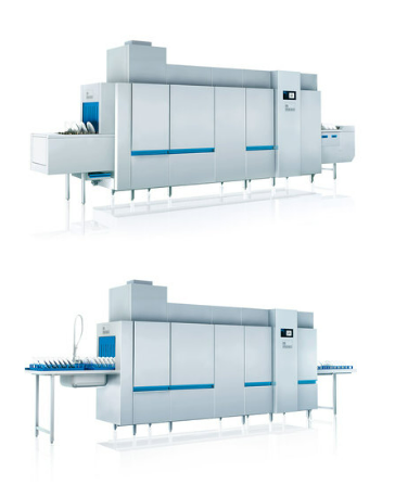 フライトコンベア・ラックコンベア洗浄機『M-iQ』