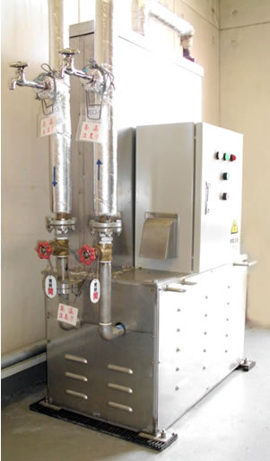 中央式給湯用銅管防食システム『開放式脱気装置DS-84L』