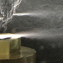 マイクロバブル発生ノズル/微細孔方式/透明気泡/焼結金属