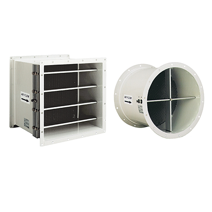 整流機能付・定置式複合ピトー管センサ ニューエアロアイ | ウエット