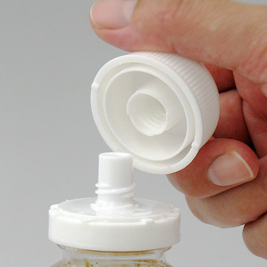 プルリングレス（プルタブレス）キャップ