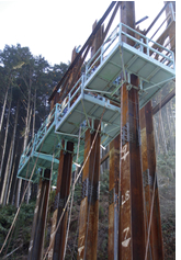 仮橋・仮桟橋工事『KOSMOSゴンドラ工法』