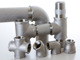 ステンレス鋼製ねじ込み継手『8角 ねじ継手』