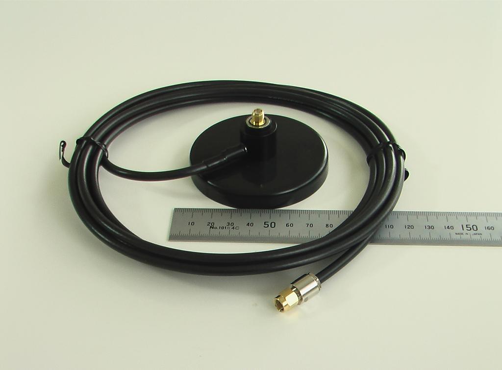 製品【アンテナ用マグネット付基台】金属物に簡単固定！