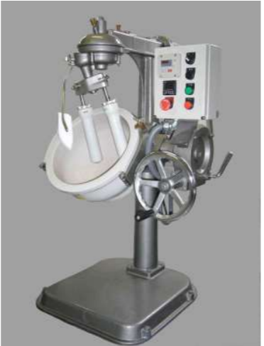 【鉢傾斜型】24R号　撹拌・混合・擂潰・混練　自動乳鉢