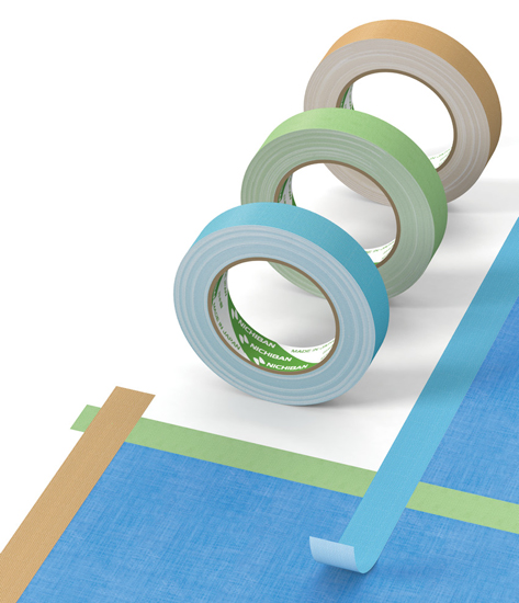 選べる3色！養生用布粘着テープ『No.103シリーズ』