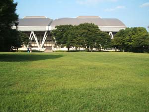 施工は簡単なワンタッチロック式　ローンガードナー芝生の庭園