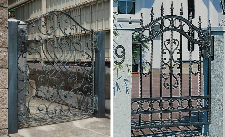 ロートアイアン【ロートアルミ 小型門扉】