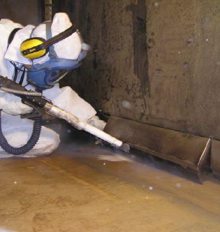 乾式洗浄工法『ドライアイスブラスト』