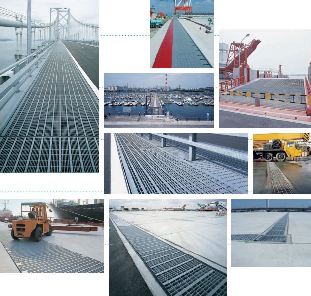 橋梁商品『グレーティング（オープンタイプ）』