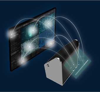 空中ホログラムディスプレイ『空中映像コントローラ』