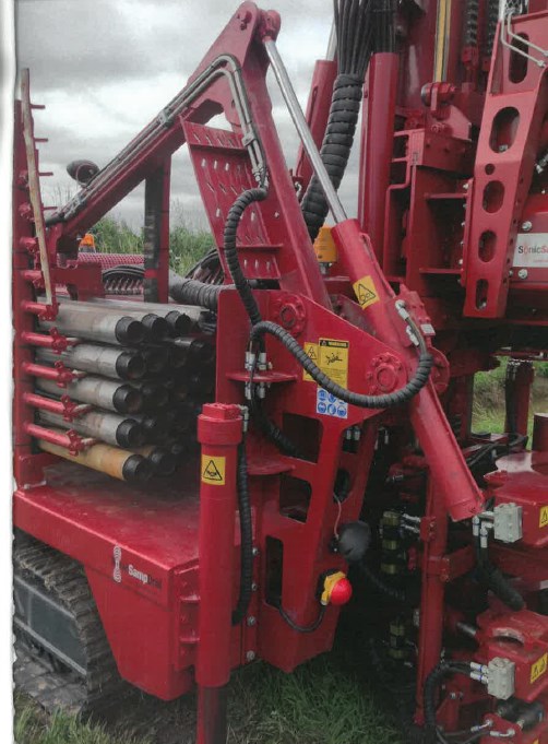 軟弱地盤・硬質地盤でも掘削可能なボーリングマシン　ソニックドリル