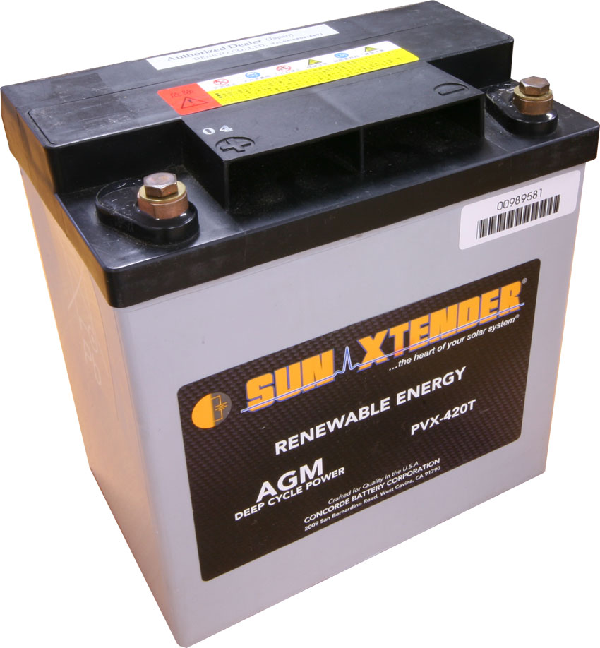 独立システム用ディープサイクルバッテリー