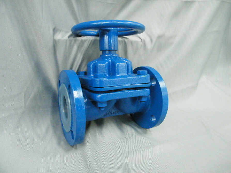 フッ素樹脂テフロンライニングバルブ　ダイヤフラムバルブ