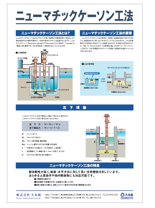 【資料】ニューマチックケーソン工法