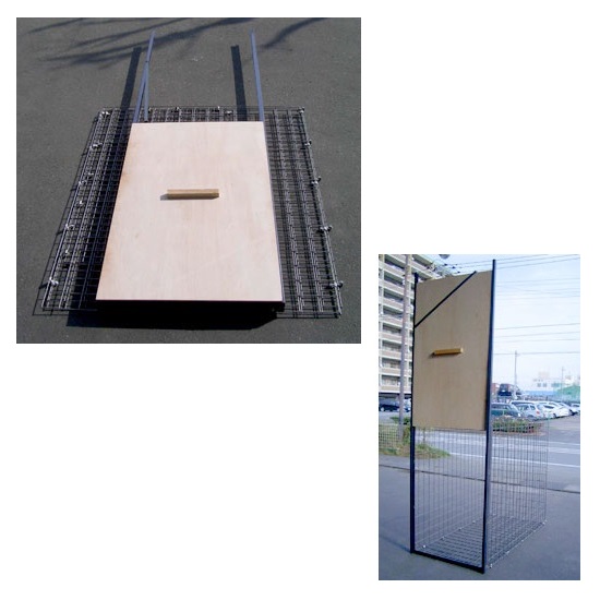 『シカ捕獲用箱わな』