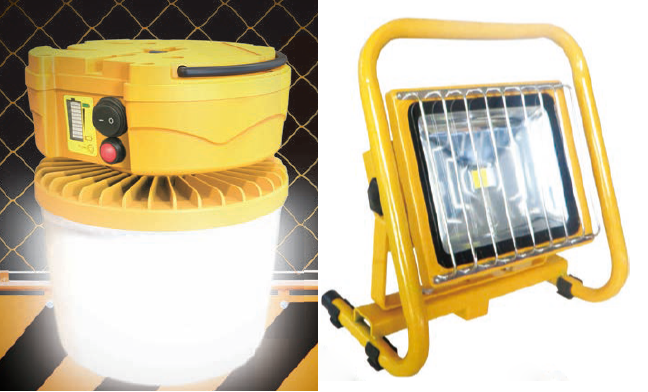 LED充電式投光器『20W 6H／50W 8H』 ネクセル | イプロス
