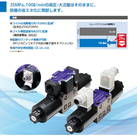 不二越　約25%省エネのソレノイドバルブSS/SA-G01-40