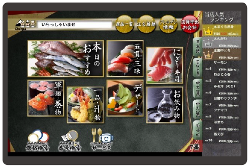 【Cherpa（シェルパ）】お客様端末機能