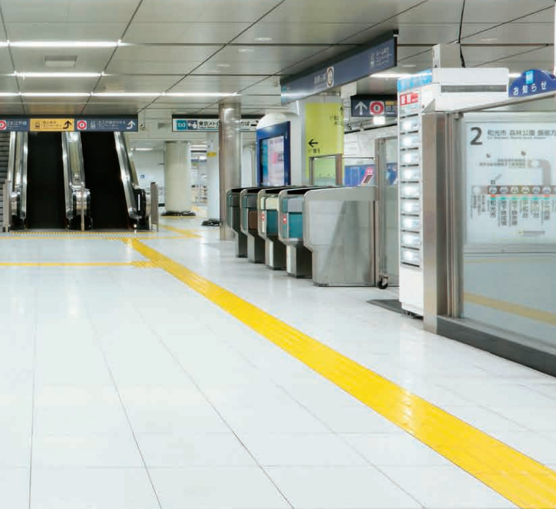 テラゾータイル施工事例】東京駅 東京メトロ 東新宿駅 | 野邑(のむら
