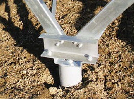 鋼管杭　メガソーラー架台基礎工法 「ECS-SS」