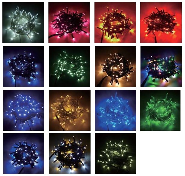 LEDイルミネーション2芯100球LEDストリングライト！ | 東西電気産業