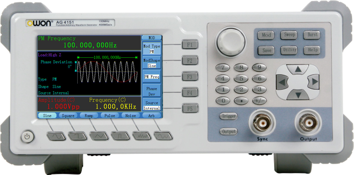 任意波形ジェネレータ　AG4151