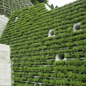 Slope greening, sediment control da...