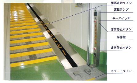 駐輪機器『自転車・バイク搬送用コンベアの設計・施工』