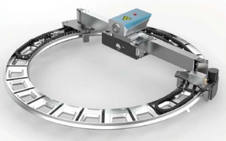 インフレーションフィルム厚み測定装置