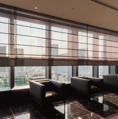 住宅/コントラクト向け電動ローマンシェード トーソー | イプロス