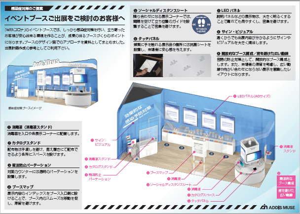 【資料】感染症対策のご提案「イベントブース」