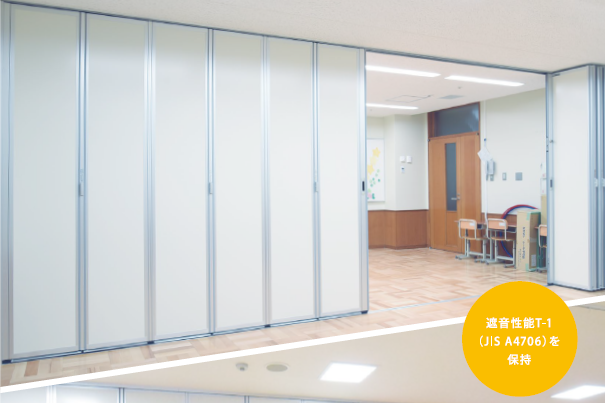 屋内用アルミ製遮音折れ戸『ミュート』 TOKO | イプロス