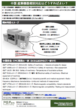 【中国規制】産業機器規制対応について（安全規格・EMC規格等）