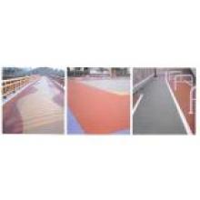 土木工事　カラー舗装　カラーコート「ユーカラー」