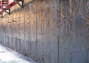 止水工法　スクリュービット式 防水シート用SBセパ止水工法