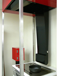 排気フード・誘導気流筒一体型システム『elenose』