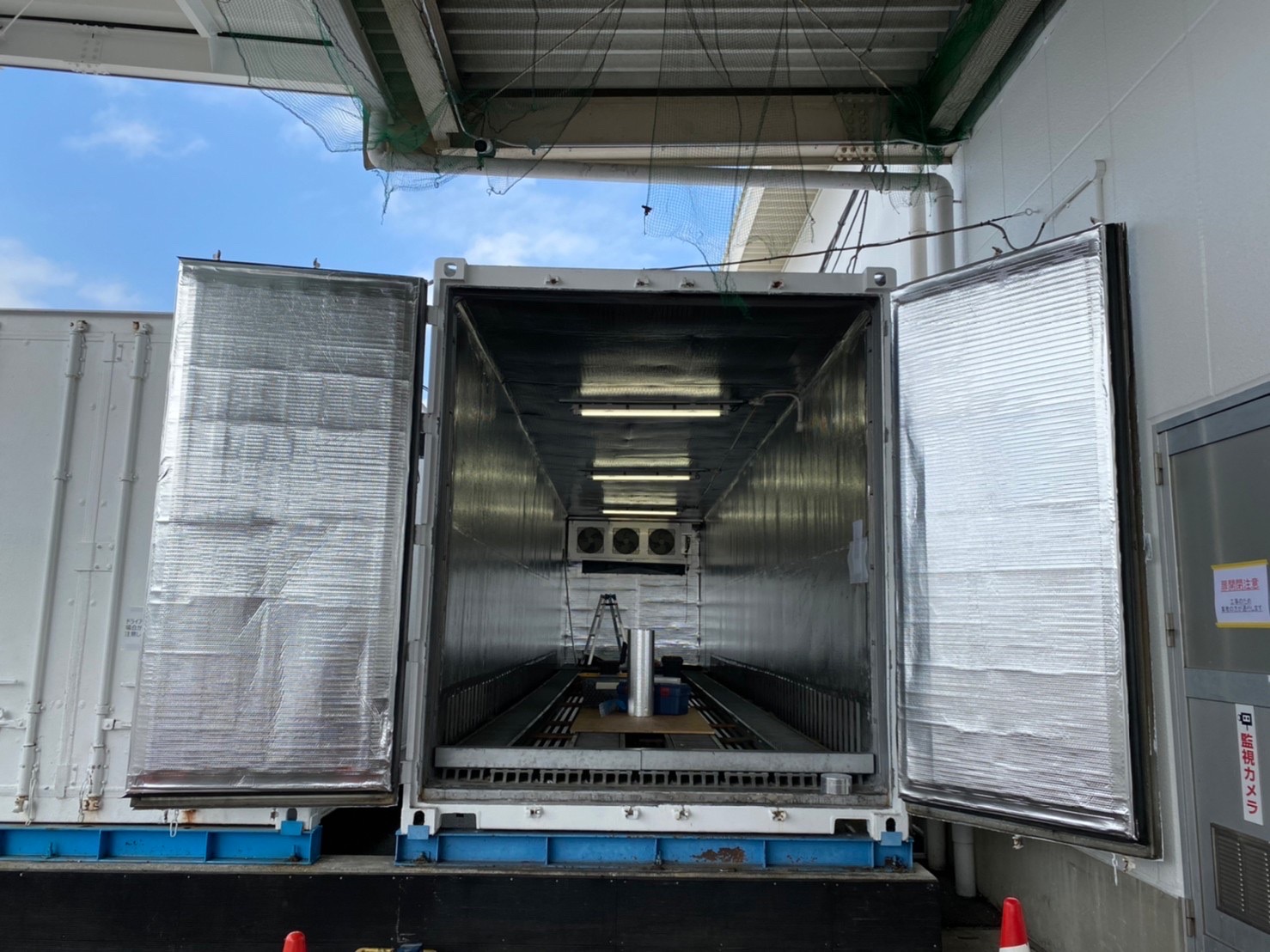 コンテナの遮熱対策