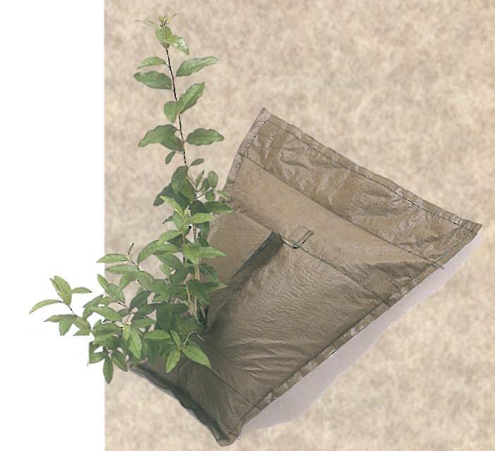 集水保水型植栽袋　植栽パック