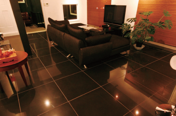 床タイル『ブラック フォーエヴァー/無釉シリーズ』 | サンワ