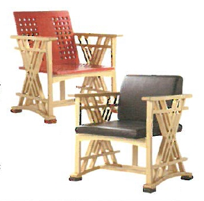 家具『菱組みのアームチェア』